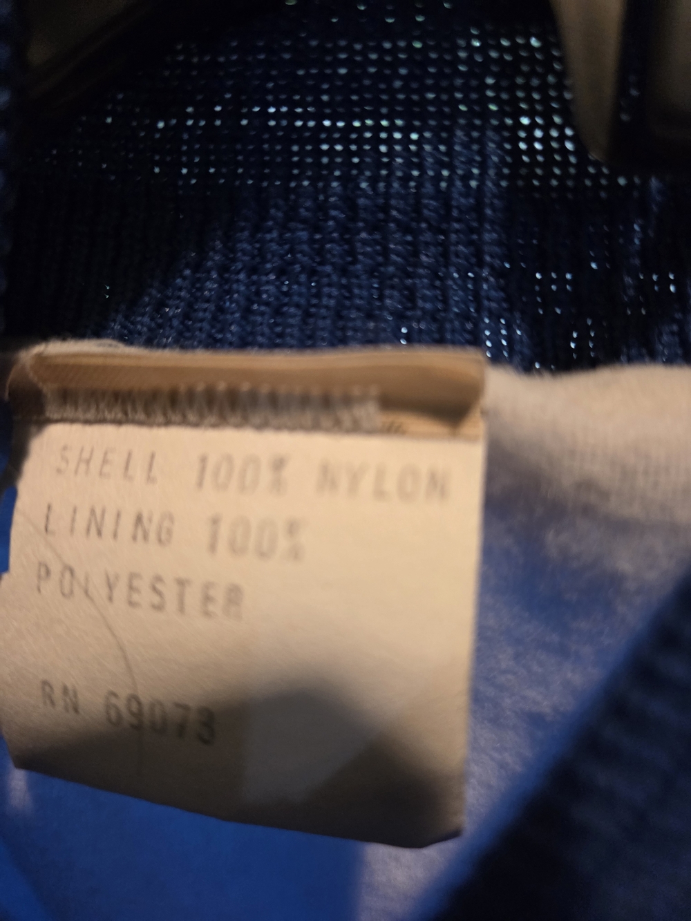 Vintage Blue Bud Light Script Satin Jacket - Picture 2 of 5